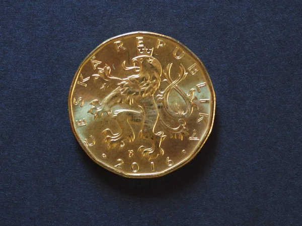 20 코루나 동전, 체코 공화국 — 스톡 사진
