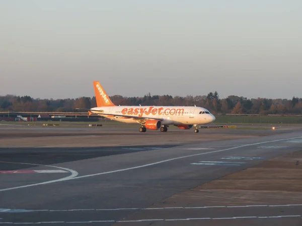 Hamburg Germany Circa November 2016 Easyjet Airbus A320 Taxi — Stock Photo, Image