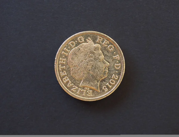 1 libra de moneda, Reino Unido en Londres —  Fotos de Stock