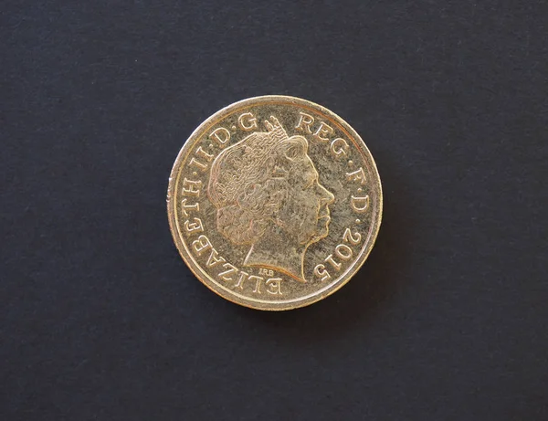 Лондон Великобританія Близько Гру 2016 Фунт Монета Гроші Gbp Валюти — стокове фото