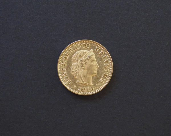 5 centów monet, Szwajcaria — Zdjęcie stockowe