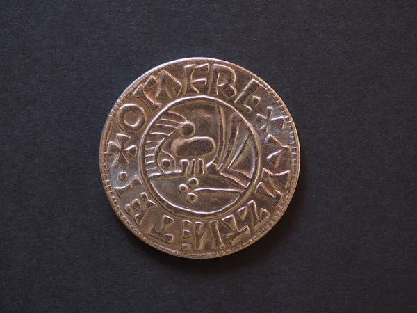 Réplica de moneda vikinga —  Fotos de Stock