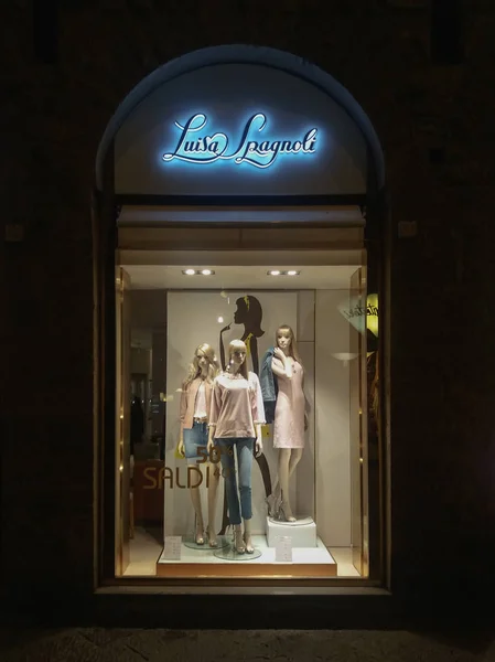 Siena Itália Circa Julho 2016 Luisa Spagnoli Brand Store — Fotografia de Stock