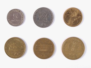 1990'larda Yunan drahmiler sikke