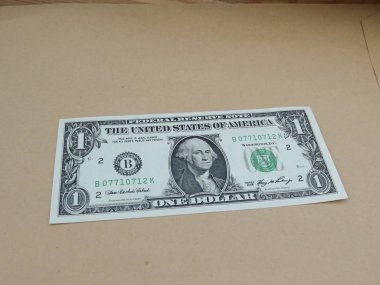 Bize doları banknot - ilk bize Başkan 1789-97, George Washington ön yüzünde featuring bir dolarlık banknot