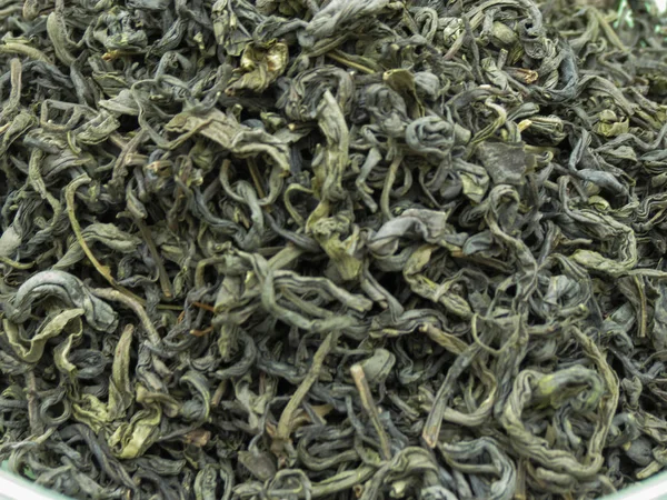 Полезные Листья Зеленого Чая Качестве Фона — стоковое фото