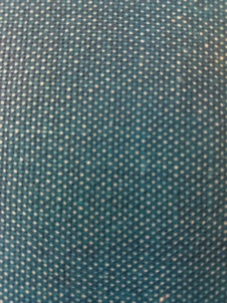 Surface Tissu Pointillé Bleu Utile Comme Fond — Photo