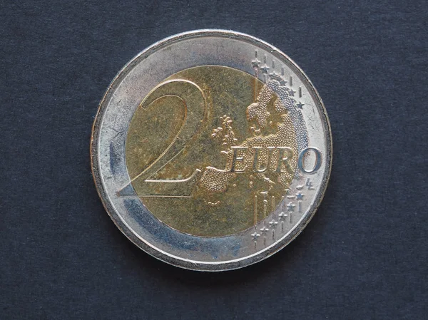 Euro Eur Pièce Monnaie Union Européenne — Photo