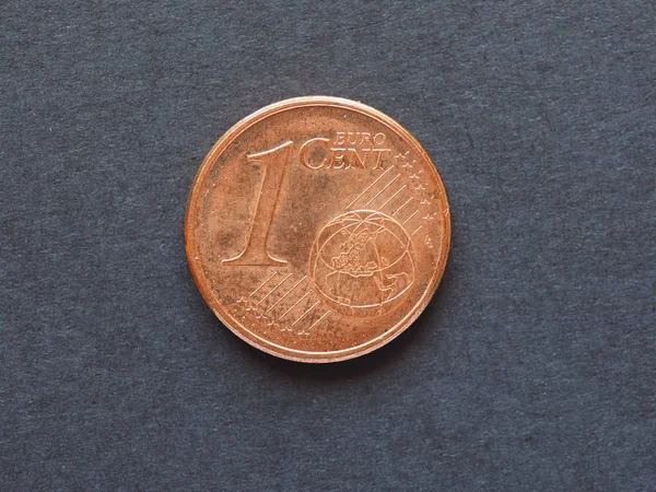 Σεντ Ευρώ Eur Νόμισμα Νόμισμα Της Ευρωπαϊκής Ένωσης — Φωτογραφία Αρχείου