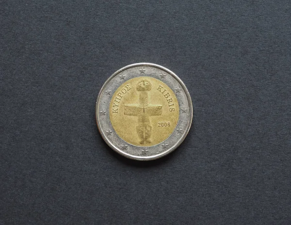 Κέρμα Ευρώ Eur Νόμισμα Της Ευρωπαϊκής Ένωσης Που Εκδόθηκε Από — Φωτογραφία Αρχείου