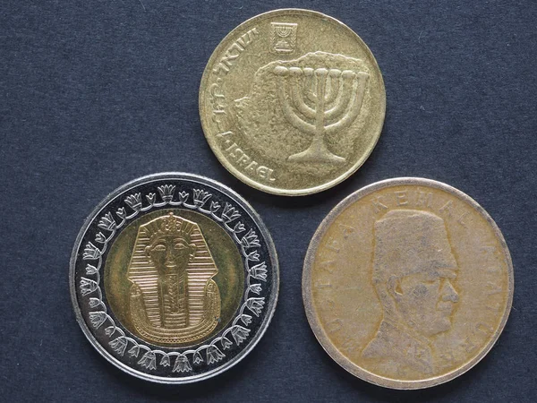 中东地区硬币 — 图库照片