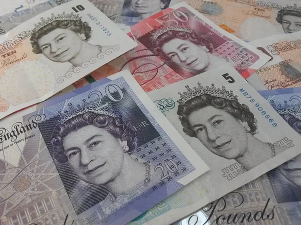 Britiske sterling pund - Stock-foto