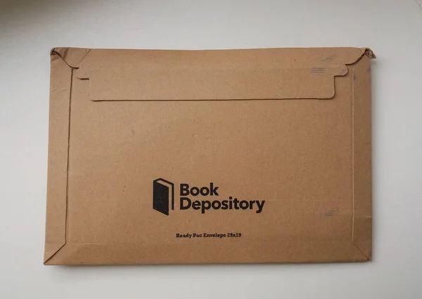 Gloucester Circa March 2017 Book Depository Logo Parcel Shipping Books — Stock Photo, Image