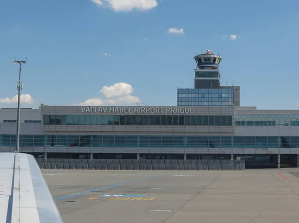 Prague République Tchèque Circa Juin 2016 Aéroport Vaclav Havel — Photo