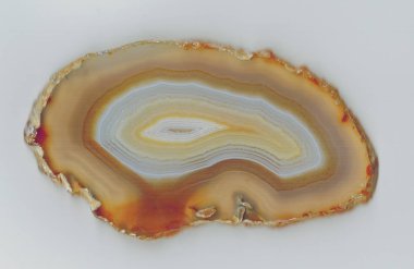 banded agate slice clipart