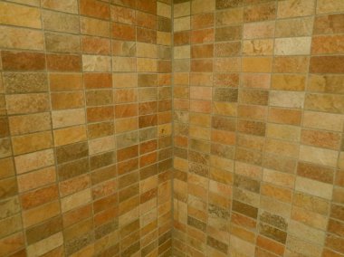 bej ve kahverengi duvar karoları arka plan olarak yararlı