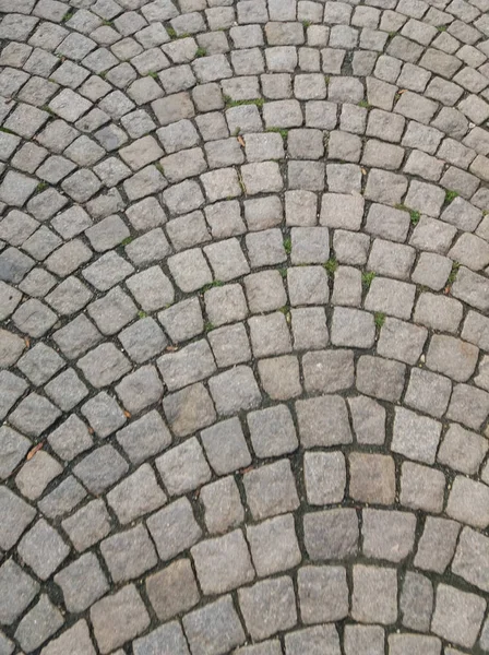 Ein Kopfsteinpflaster Als Hintergrund — Stockfoto