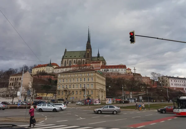 Brno Kathedraal Van Heiligen Petrus Paulus — Stockfoto