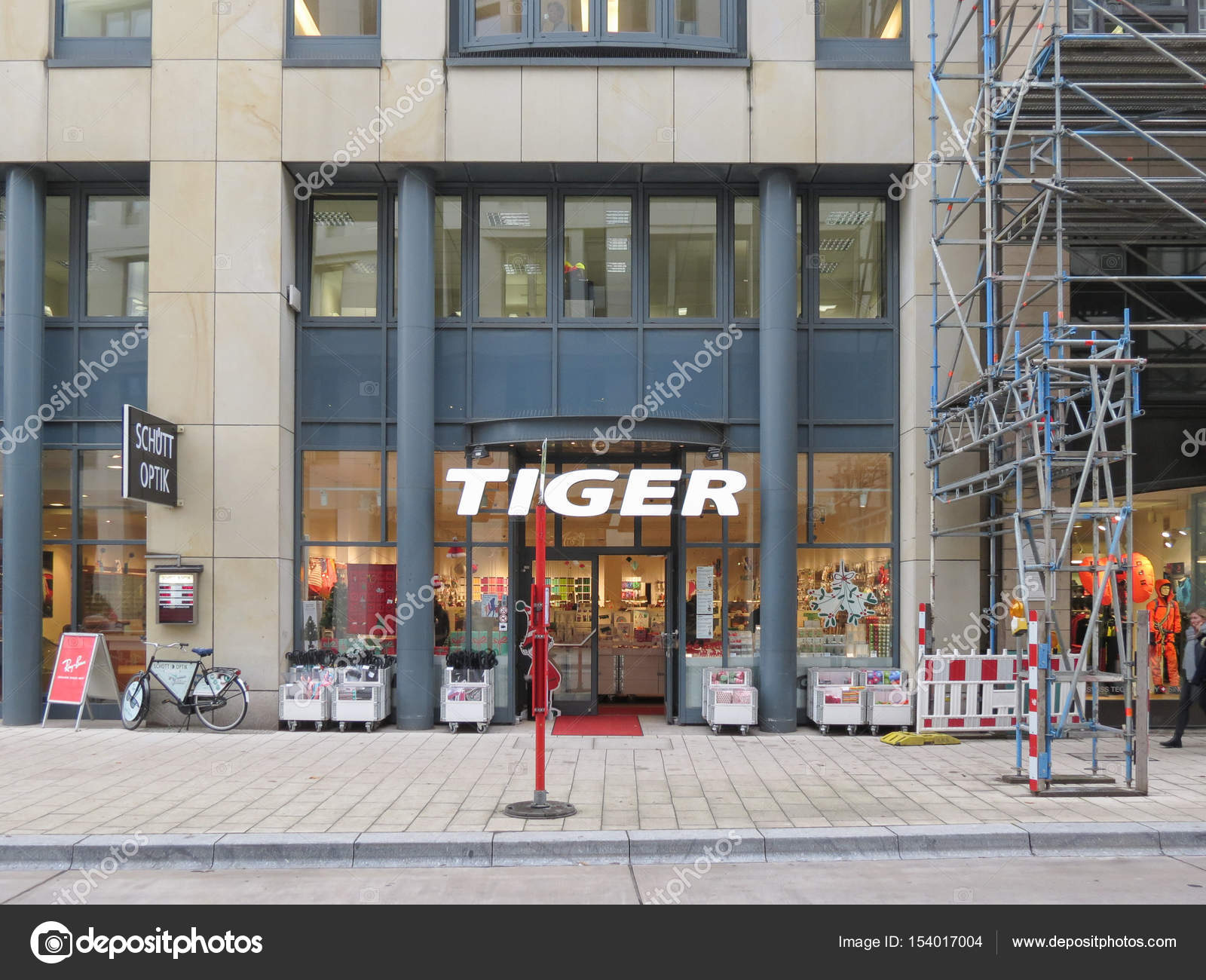 Sklep Marki Tiger W Hamburgu Zdjęcie Stockowe Editorial Route66