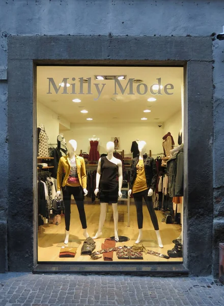 Boutique de moda italiana — Fotografia de Stock