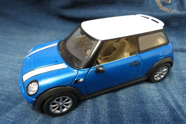 Oxford Reino Unido Circa Octubre 2015 Representación Miniatura Coche Mini — Foto de Stock