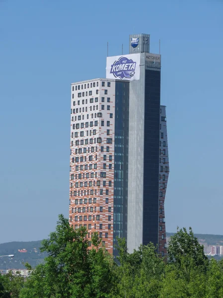 Brno Çek Cumhuriyeti Mayıs 2017 Yaklaşık Kule Anda Yüksek Çek — Stok fotoğraf
