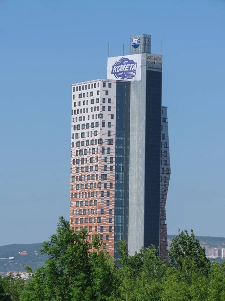 Brno República Checa Circa Maio 2017 Torre Atualmente Edifício Mais — Fotografia de Stock