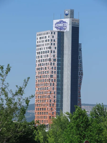 Brno Republika Czeska Circa Maja 2017 Tower Obecnie Najwyższy Budynek — Zdjęcie stockowe