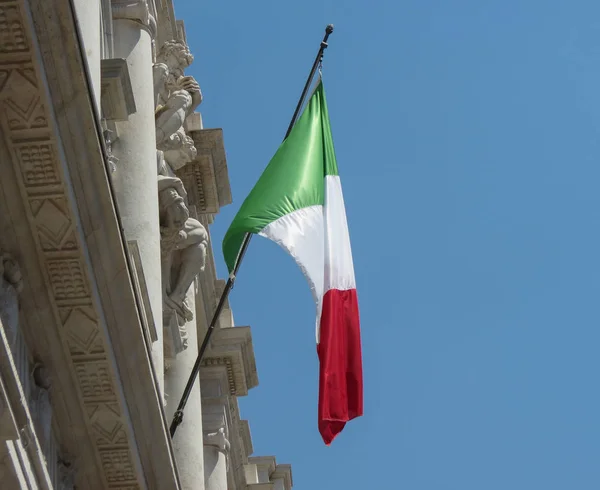 Italská vlajka Itálie — Stock fotografie