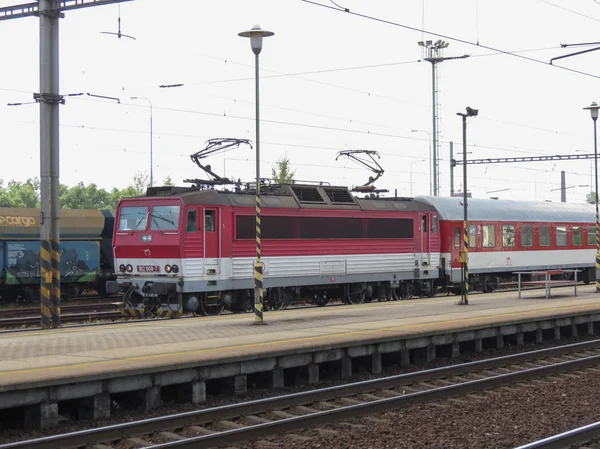 Ostrava República Checa Circa Julho 2017 Caminhos Ferro Checos Loco — Fotografia de Stock