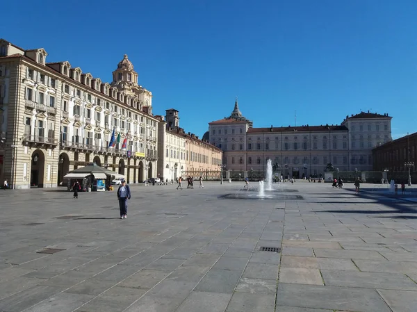 Piazza Castello in Turin — Stock Photo, Image