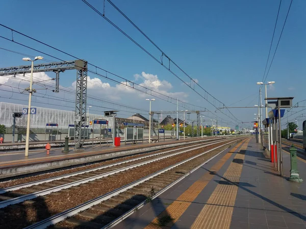 Rho Itália Circa Julho 2017 Estação Ferroviária Rho Fiera — Fotografia de Stock