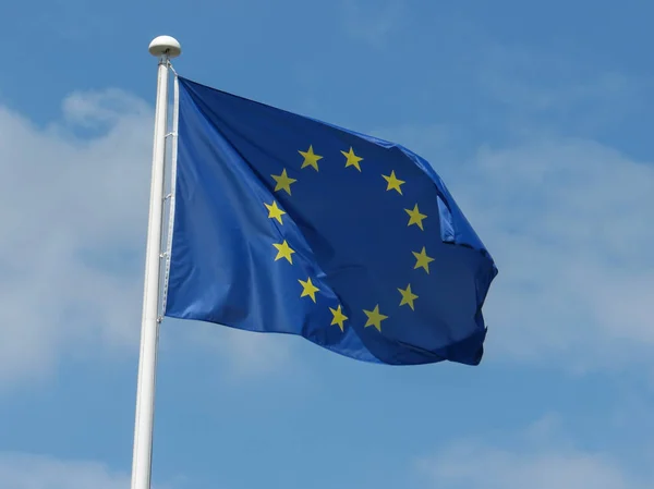 Flagge Der Europäischen Union Aka Europa — Stockfoto
