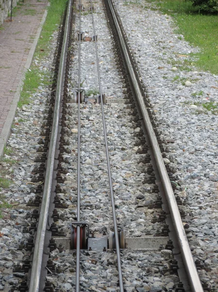 Spoorwegen Voor Het Openbaar Vervoer — Stockfoto