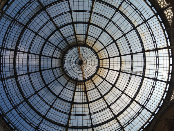 Galleria Vittorio Emanuele II shopping arcade in Milan, Italy