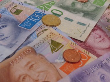 İsveç Kronu banknot ve madeni paralar (Sek), İsveç para birimi