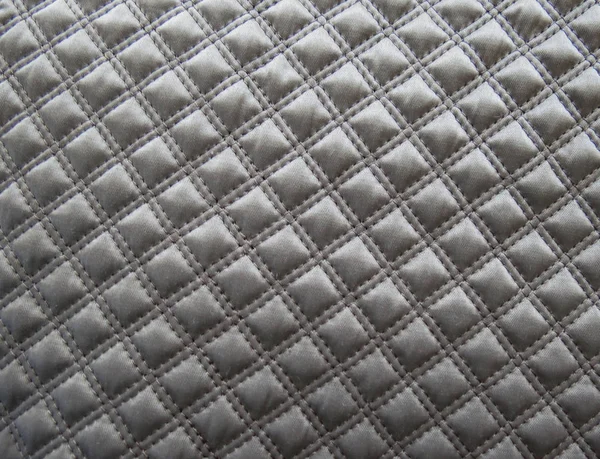 Tessuto Grigio Texture Diamante Utile Come Sfondo — Foto Stock