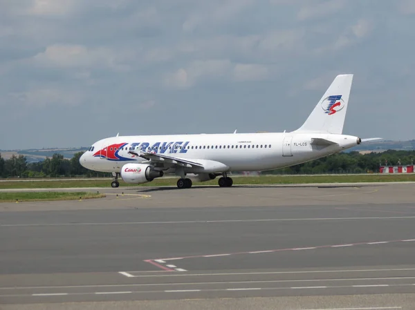 Ostrava République Tchèque Circa Juillet 2017 Service Voyage Airbus A320 — Photo