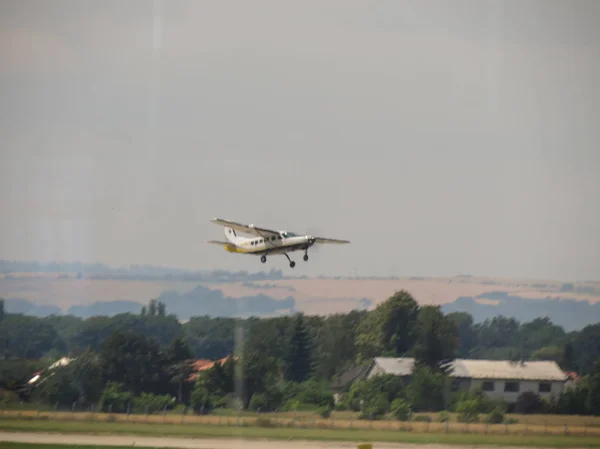 Ostrava República Checa Circa Julio 2017 Aviones Falk Despegando — Foto de Stock