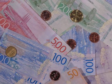 İsveç Kronu banknot ve madeni paralar (Sek), İsveç para birimi
