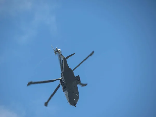 Helikopter Rotor Craft Flyger Himlen — Stockfoto
