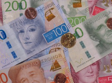 İsveç Kronu banknot ve madeni paralar (Sek), İsveç para birimi