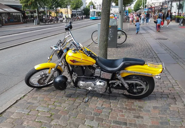 Goteburg Suecia Circa Agosto 2017 Moto Harley Davidson —  Fotos de Stock