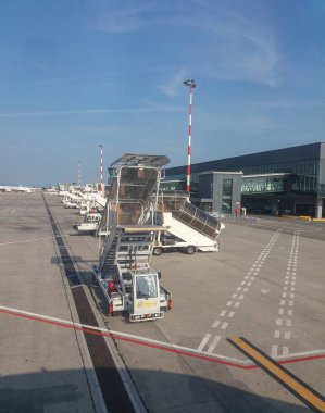 ORIO AL SERIO, BERGAMO, ITALY - CIRCA JULY 2016: Orio al Serio airport