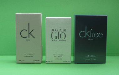 CK ve Armani eau de toilette
