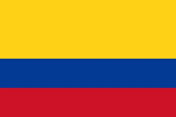 Bandiera Colombia Illustrazione — Foto Stock