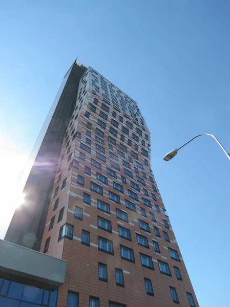 Brno, Çek Cumhuriyeti - Mayıs 2017 yaklaşık: Az kule, şu anda en yüksek Çek Cumhuriyeti (111 m veya 364 ft Binası)