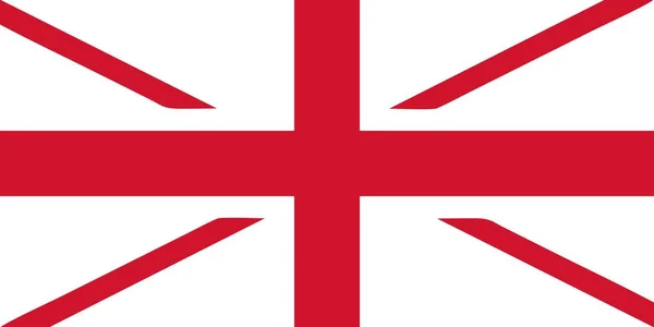 Bandeira Reino Unido Sem Azul Cor União Europeia Ilustração Vetorial — Vetor de Stock