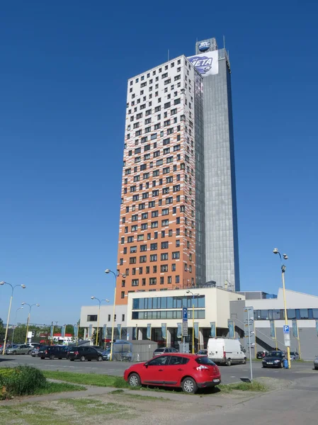 Brno Repubblica Ceca Circa Maggio 2017 Torre Attualmente Edificio Più — Foto Stock