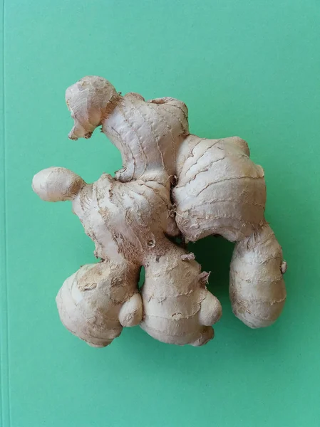 生姜铁皮 根纯素食食品原料 — 图库照片
